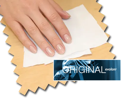 Kostenlos und unverbindlich : Warenprobe 2 Evolon® Griffmuster, ca. 10 x 10 cm, Postversand 0,00Euro 