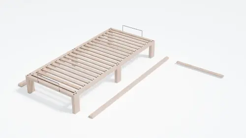 Artikelbild des Artikels “Gigapur G56 Einzelbett Umbauset auf Bettlänge 210 cm für Bettbreite 90 cm Nachrüstbar/Umbaubar “