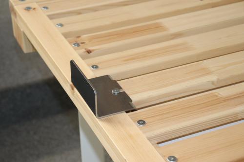 Artikelbild des Artikels “Gigapur G56 seitlicher Matratzenhalter aus Edelstahl “