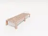 Artikelbild 2 des Artikels “Massivholzbett Gigapur G56 Kiefer naturbelassen | 70x200 cm | Komplettset mit Lattenrost | Höhe 29 cm 200 | 70 | Fuß 25cm Rahmen 4cm Gesamt 29cm“