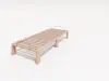 Artikelbild 2 des Artikels “Massivholzbett Gigapur G56 Kiefer naturbelassen | 80x200 cm | Komplettset mit Lattenrost | Höhe 29 cm 200 | 80 | Fuß 25cm Rahmen 4cm Gesamt 29cm“