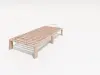Artikelbild 2 des Artikels “Massivholzbett Gigapur G56 Kiefer naturbelassen | 90x200 cm | Komplettset mit Lattenrost | Höhe 29 cm 200 | 90 | Fuß 25cm Rahmen 4cm Gesamt 29cm“