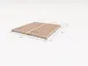 Artikelbild 3 des Artikels “Gigapur G56 Doppelbett 180x200 cm | Kiefer massiv naturbelassen | Mit 2x Fuß-Set (25 cm & 6 cm Montessori-Höhe) | Flexibles Bodenbett & Kleinkindbett 200 | 180 | Fuß 6cm Rahmen 4cm Gesamt 10cm“