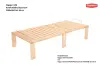 Artikelbild 3 des Artikels “Gigapur G56 Komforthöhe/Stauraum Möbelfuß-Set best. aus 6 Füßen, Höhe 36 cm, für Gigapur G56 Einzelbett. Nachrüstbar/Umbaubar “