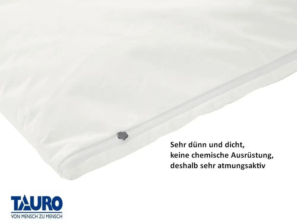 Artikelbild 5 des Artikels “TAURO 28916 FLEX Matratzenbezug, rundum 180 x 200 cm, Encasing Milbenkotdicht Höhenverstellbar 14-20 cm, Milbenschutz für Hausstauballergiker “