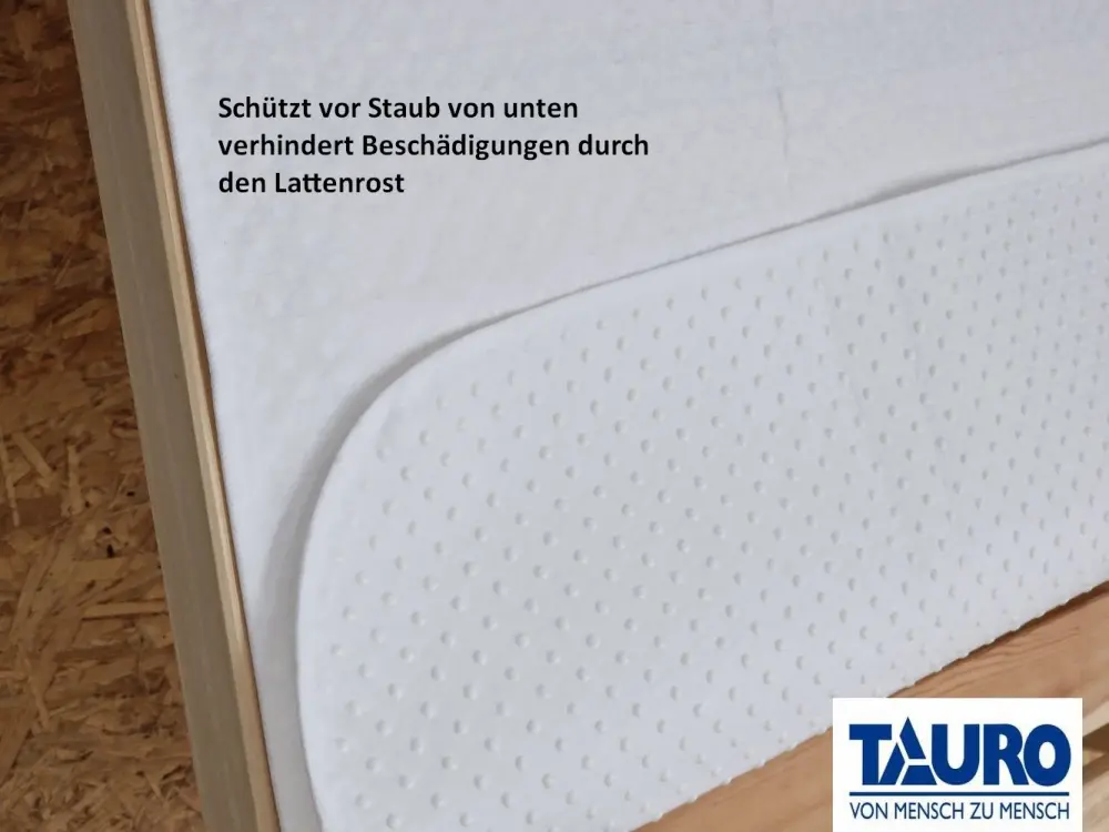 Artikelbild 6 des Artikels “TAURO Noppen Matratzenschoner 160x200 cm   | Rutschhemmend Matratzenunterlage atmungsaktiv | Filz-Schoner für Lattenrost | Schutz vor Abrieb & Verschmutzung “